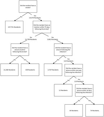 Seizure prediction in stroke survivors who experienced an infection at skilled nursing facilities—a machine learning approach